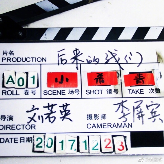 劉若英跨界當導演，處女作《后來的我們》宣布殺青